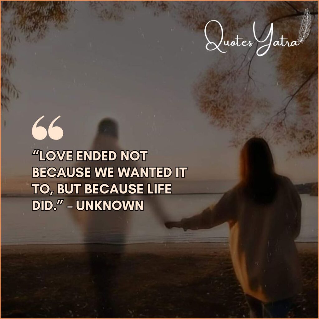 Lost Love Quotes and the Pain of Silent Goodbyes