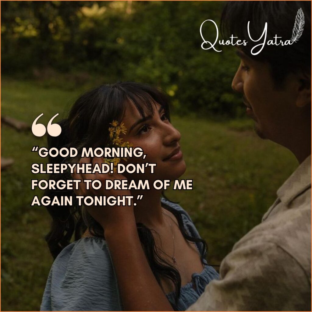 🌻 Playful and Flirty Morning Messages